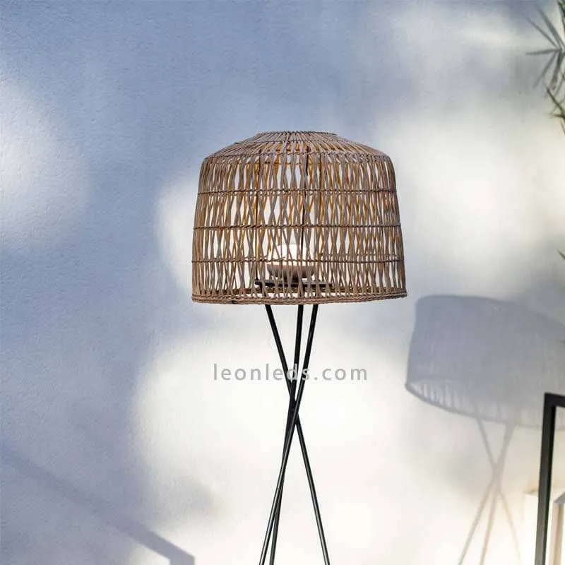 Amalfi 145 lampadaire naturel sans fil | LeonLeds.com