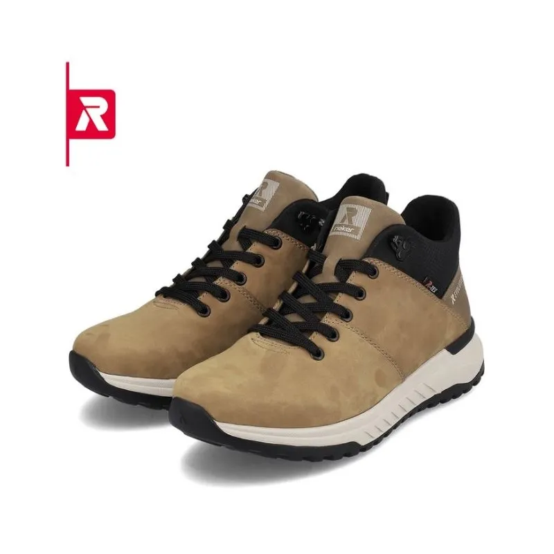 Basket montante  U0163-68 Rieker homme noir/foret