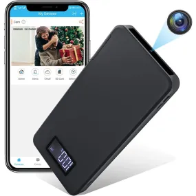 Batterie externe caméra espion HD 720P chargeur 3000 mAh