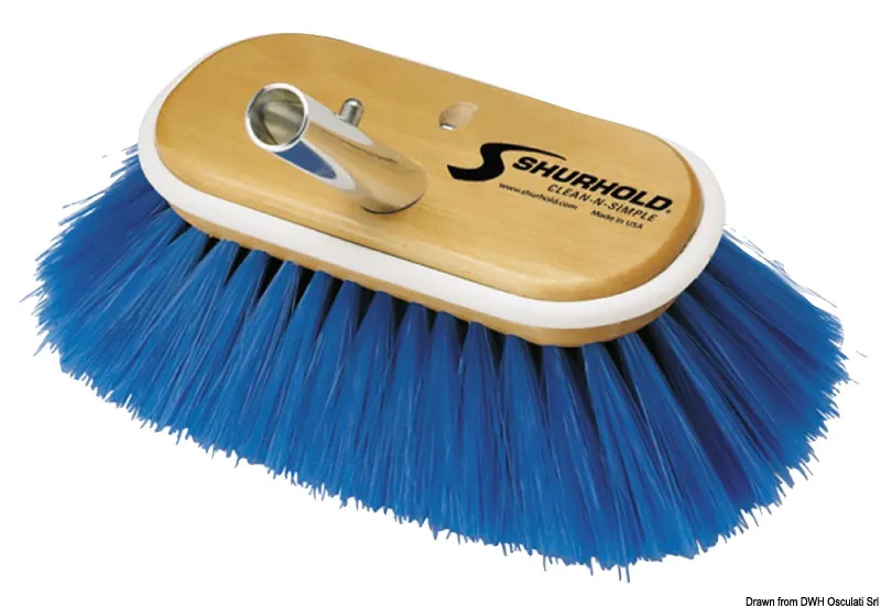 Brosse 6" fibres souples bleus