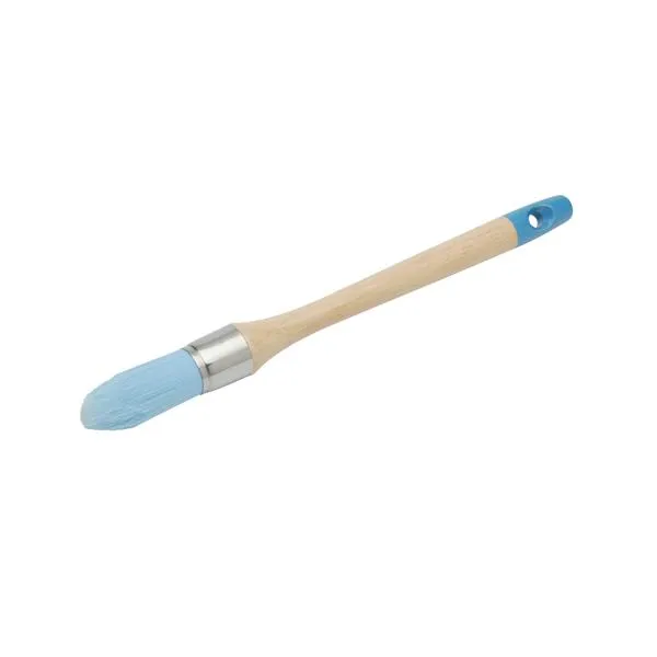 Brosse à réchampir acrylique manche bois Ø25mm N°4 