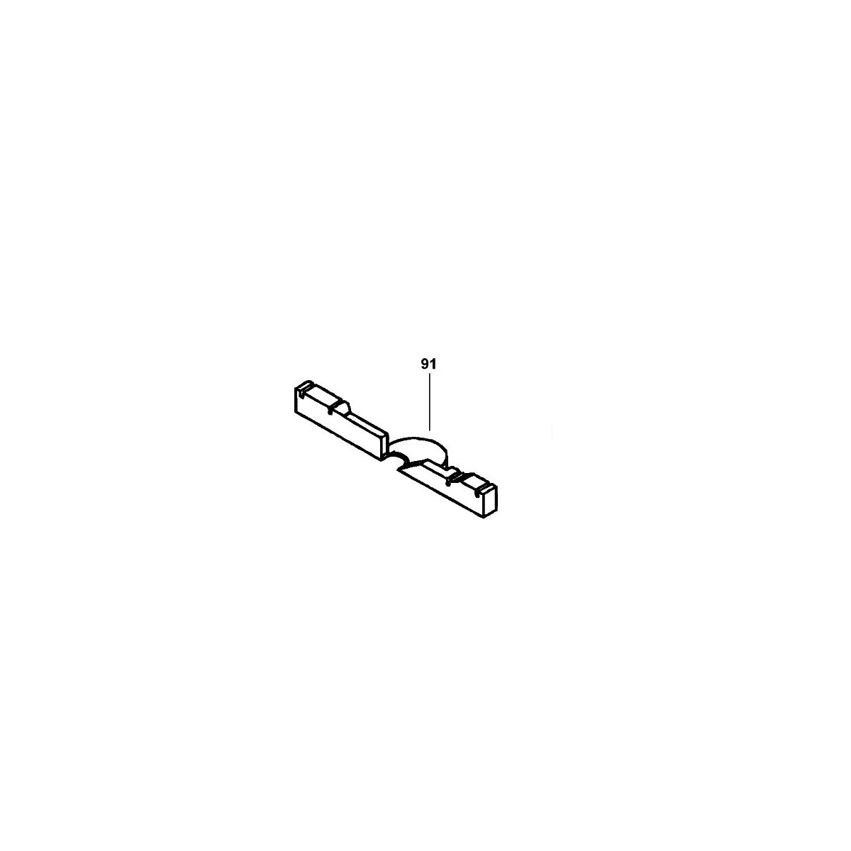 Dewalt Support pivotant scie DW711 (868687-01)