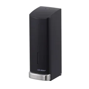 Distributeur de savon Air Wolf série Alpha H x L x P : 289 x 102 x 124 mm acier inoxydable noir mat 60-144 acheter à bas prix 