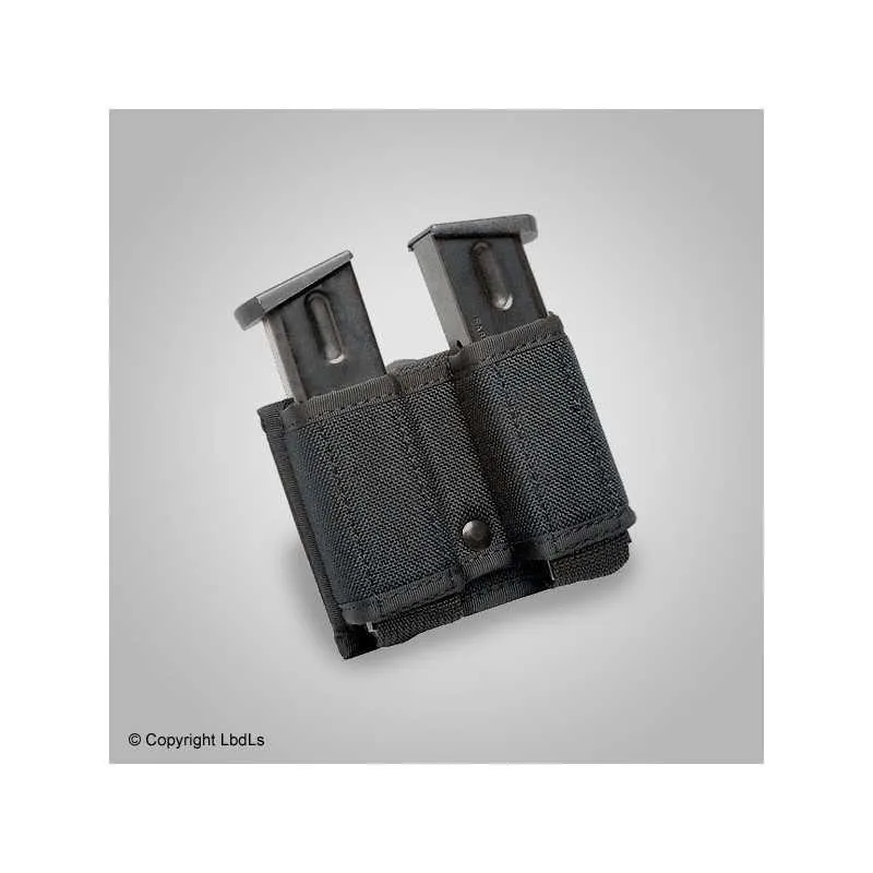 Double porte chargeur grande capacité ouvert en cordura