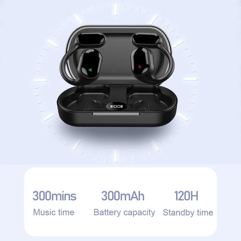 Ecouteurs Bluetooth Sport Sans Fil LED Affichage Digital