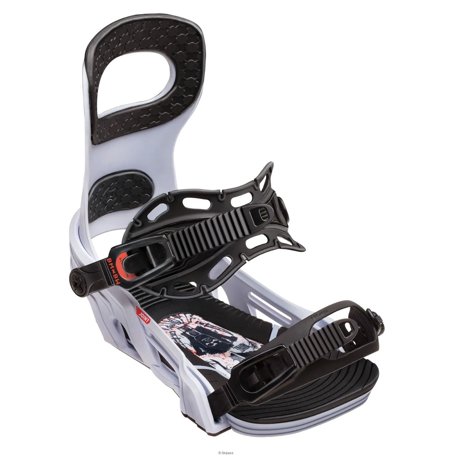 Fixation de snowboard Joint White