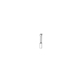 Jeu de 2 charbons Makita CB431 - Code 0656 - 5 x 6 x 11,5 mm