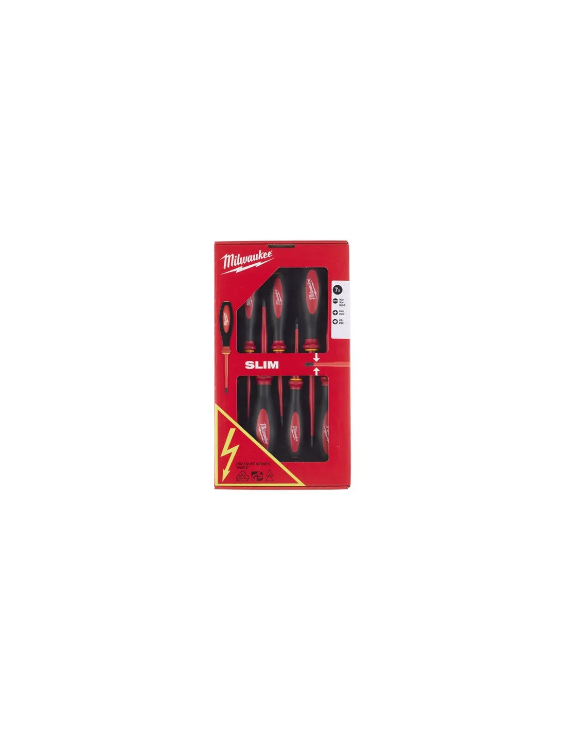 Jeu de 7 tournevis isolés | 4932471453 - Milwaukee