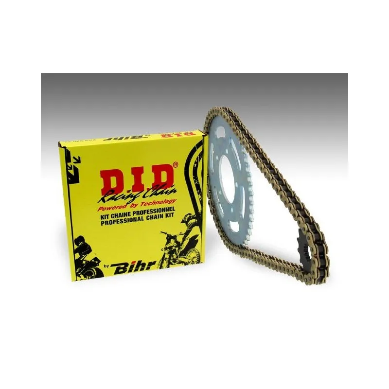 Kit chaîne DID/JT 520DZ2 13/53 renforcé - couronne ultra-light - piecemotoquad