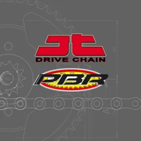 Kit chaîne JT/PBR 520X1R3 13/48 standard - couronne ultra-light - piecemotoquad