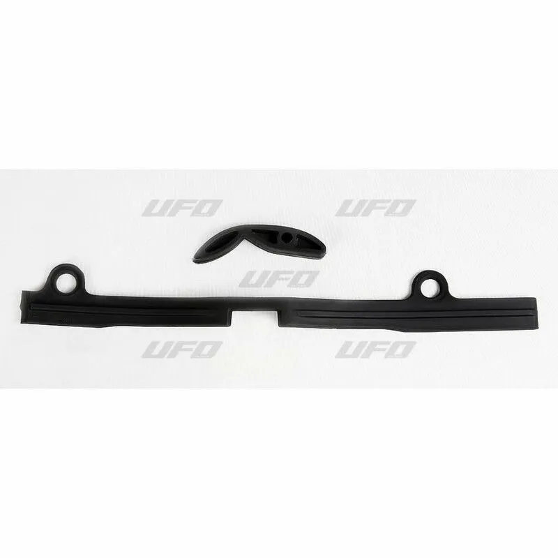 Kit patin de bras oscillant + patin de chaîne inférieur UFO noir KTM LC4