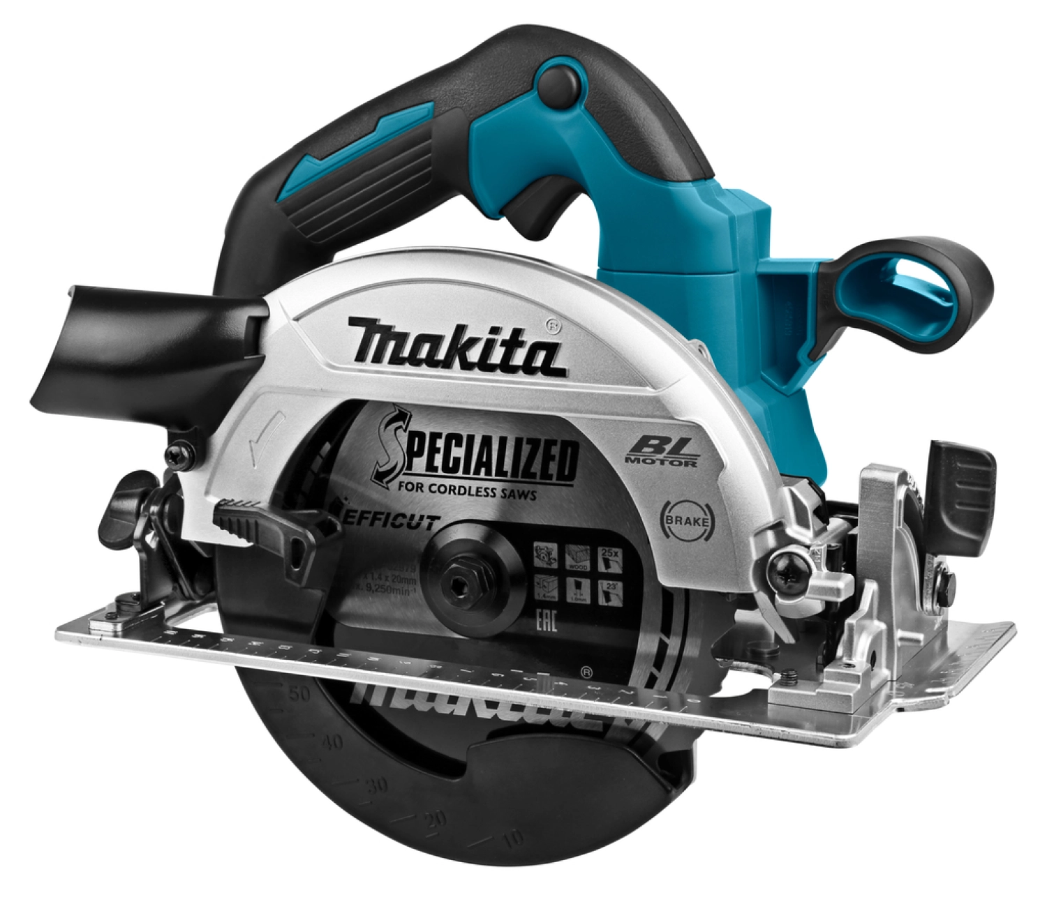 Makita DHS661ZJU Scie circulaire sans-fil - 18V Li-ion - Mbox - 165 mm - Brushless - Machine seule
