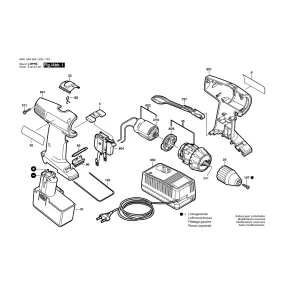 Pièces détachées Perceuse BOSCH GSR 12 V 0601949520