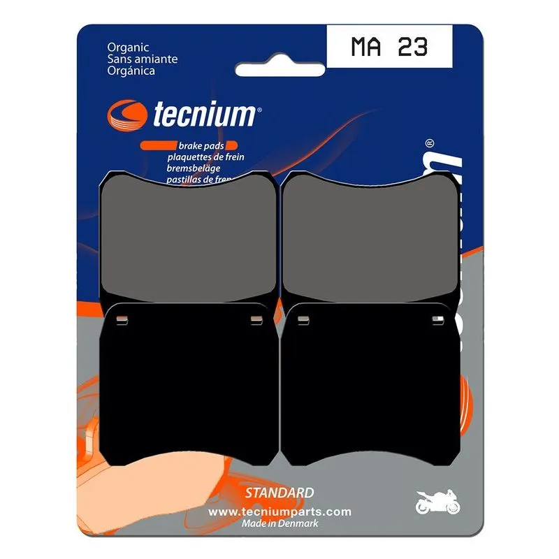 Plaquettes de frein TECNIUM MA23 organique
