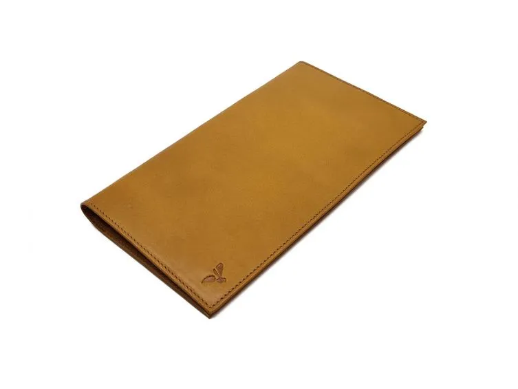 Porte chéquier PROFESSIONNEL "Luxe" tout cuir gold - PM-029-01
