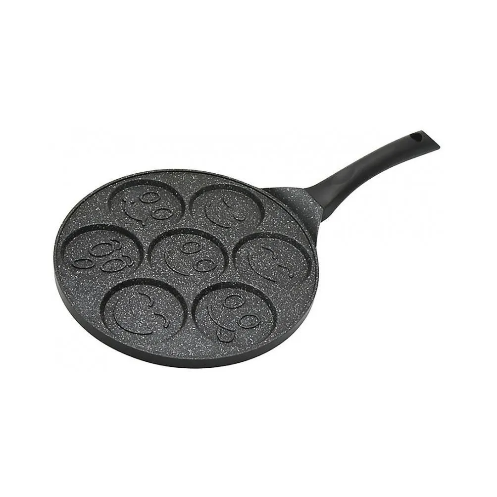Poêle en aluminium, ronde, pour crêpes et œufs, 27 cm, Magic Home