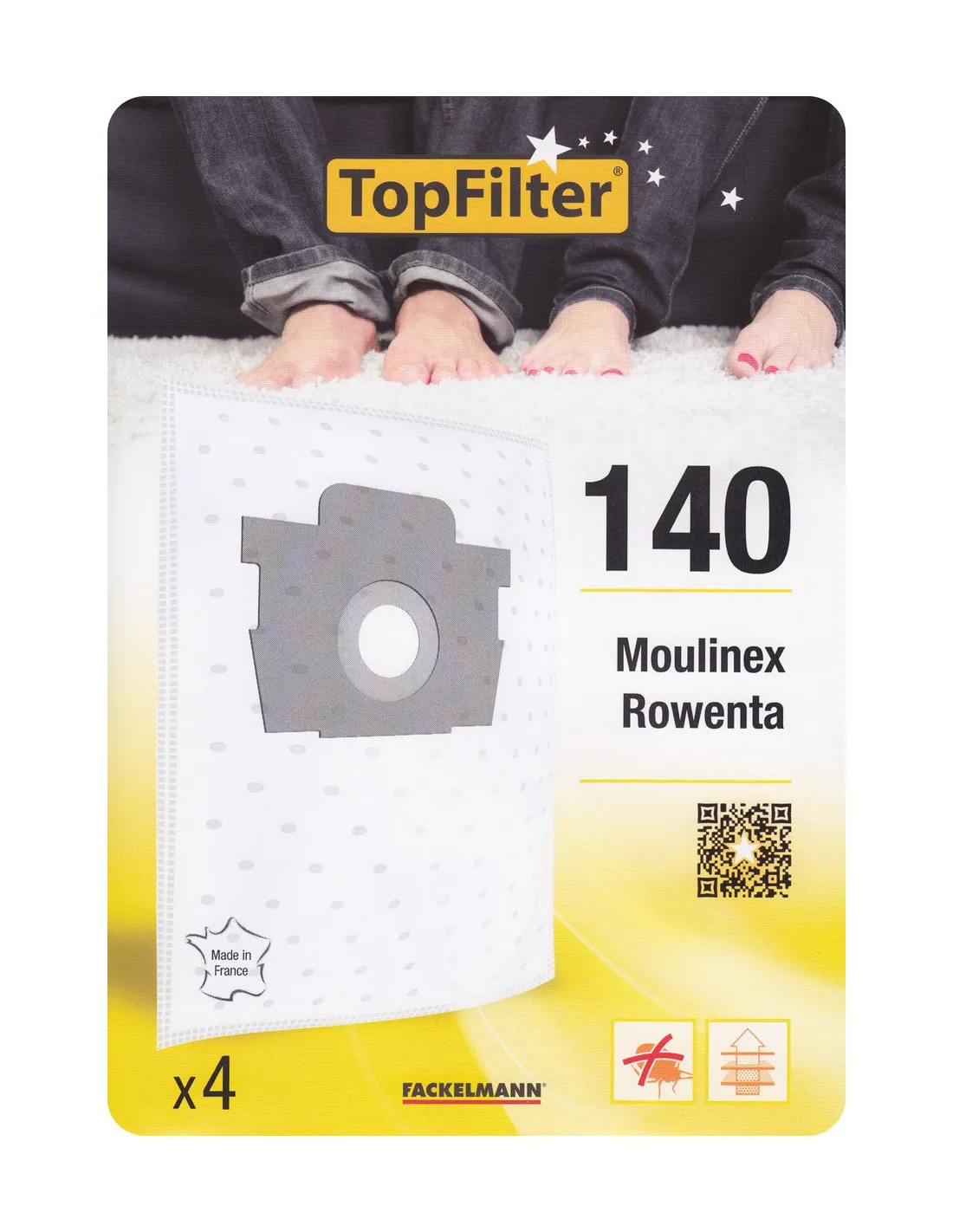 Sac aspirateur domestiques bg 140 rowenta silence force -