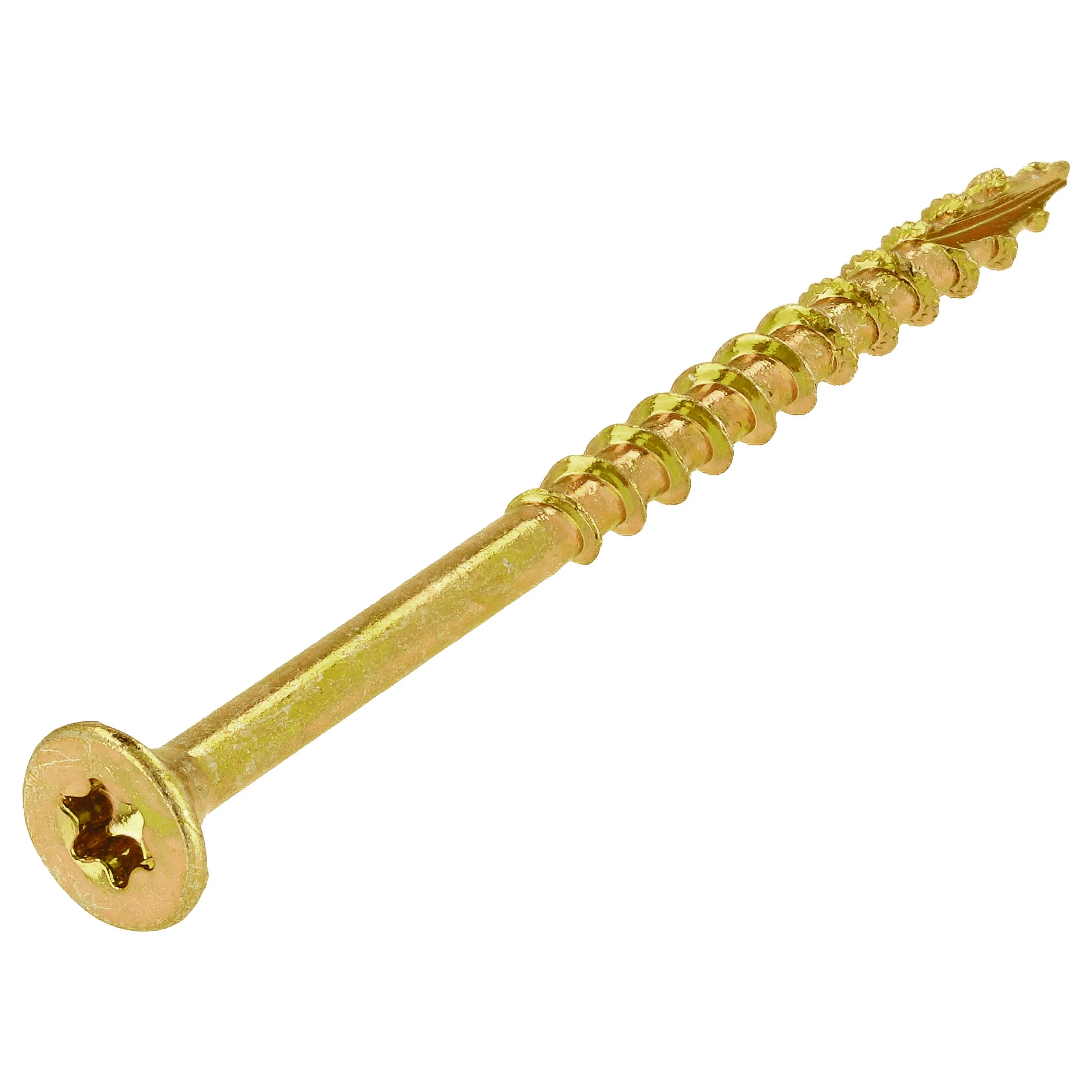Vis bois Ø4.5xL50mm passivée jaune T20 x400 pcs