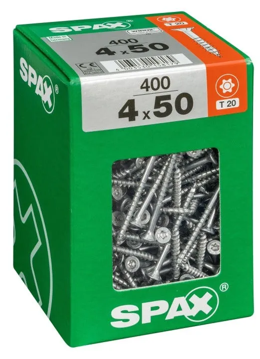 Vis universelle tête fraisée Torx Ø4x50mm (x400)