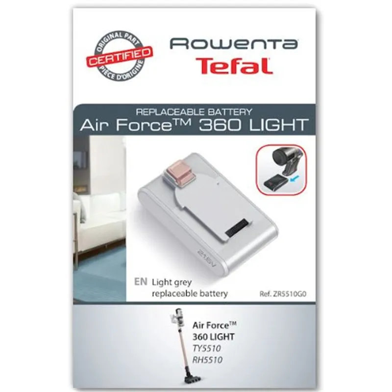 ZR5510G0, Batterie aspirateur air force 360 light 21.6V Rowenta